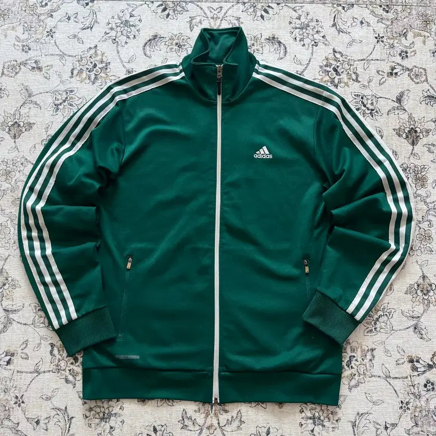 [BUNJANG] Adidas Three-Stripe Track Top Jacket Green 105 / 105 아디다스 삼선 트랙탑 져지 초록색