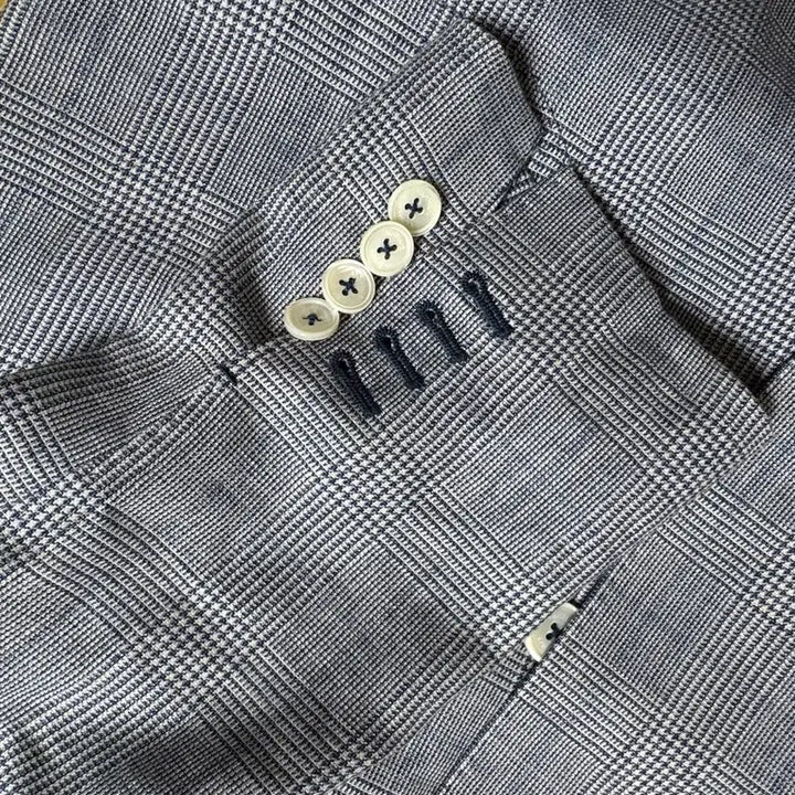 [BUNJANG] VanHart Di Albazar Linen Double Jacket / 반하트 디 알바자 린넨 더블 자켓