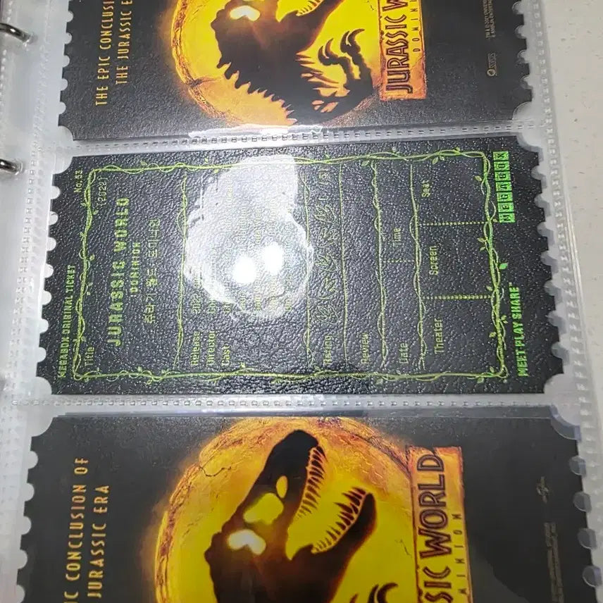 [BUNJANG] Jurassic World: Dominion Original Ticket / 쥬라기월드: 도미니언 오티 메가박스 오리지널티켓