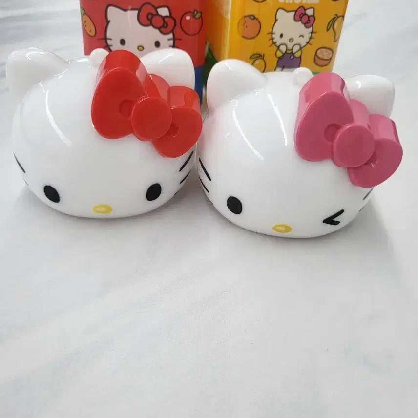 [SOLD OUT] 세븐일레븐 헬로키티 음료 뚜껑 키링 세트