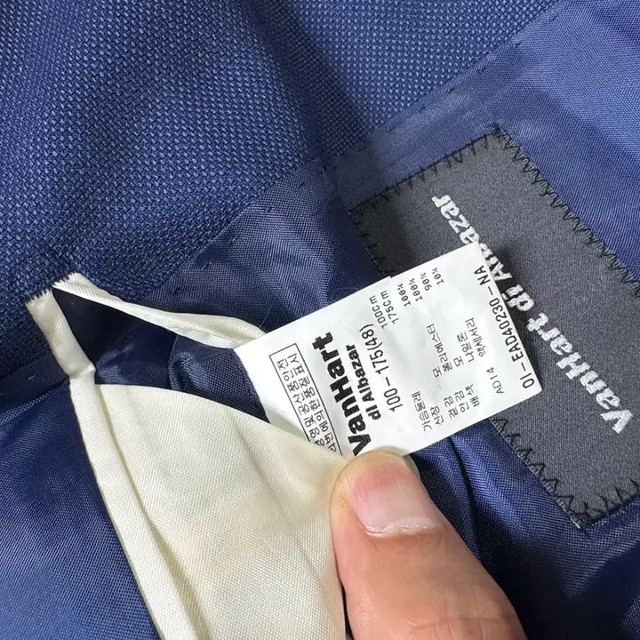 [BUNJANG] VanHart Di Albazar Linen Double Jacket / 반하트 디 알바자 린넨 더블 자켓