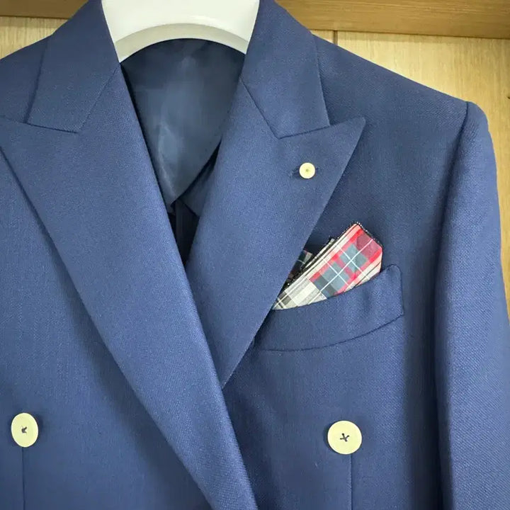 [BUNJANG] VanHart Di Albazar Linen Double Jacket / 반하트 디 알바자 린넨 더블 자켓