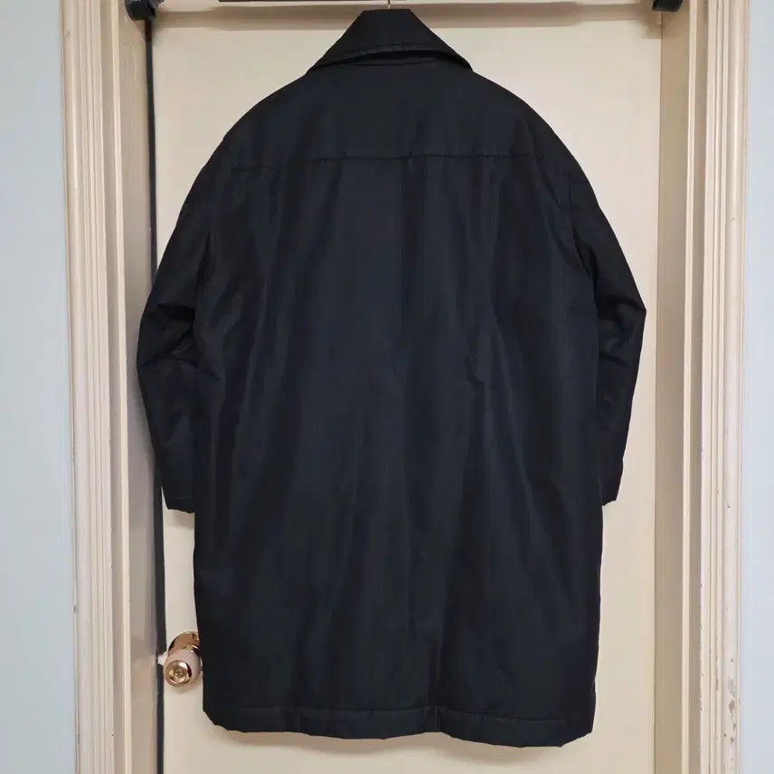 [BUNJANG] Ourselfs Insulation Gabardine Duffle Coat Black / [1] 아워셀브스 인슐레이션 개버딘 더플 코트 블랙 ourselves