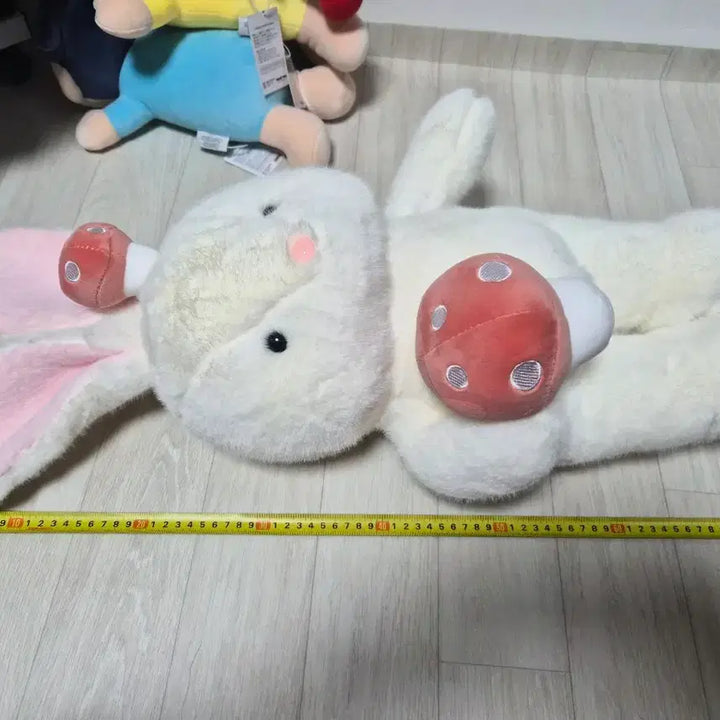 [BUNJANG] 70cm Large Mushroom Rabbit Plush Doll / 70센치 대형버섯토끼 인형  판매합니다