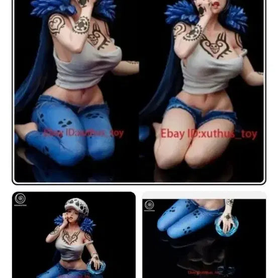 [BUNJANG] One Piece Trafalgar Law Resin Figure / 원피스 트라팔가 로우 여성화 레진피규어