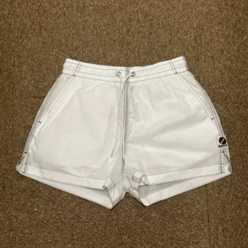 [BUNJANG] Heritagefloss Nylon Washer Shorts White S / 헤리티지플로스 heritagefloss 숏팬츠 화이트 S