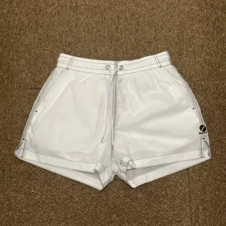 [BUNJANG] Heritagefloss Nylon Washer Shorts White S / 헤리티지플로스 heritagefloss 숏팬츠 화이트 S