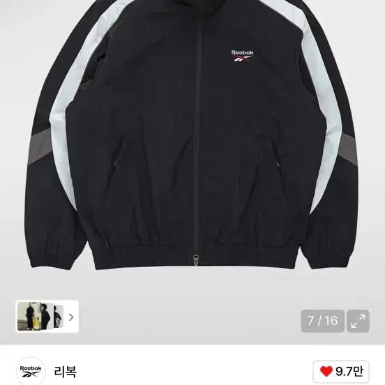 [SOLD OUT] 리복 레전드 바람막이 자켓 집업 트랙탑