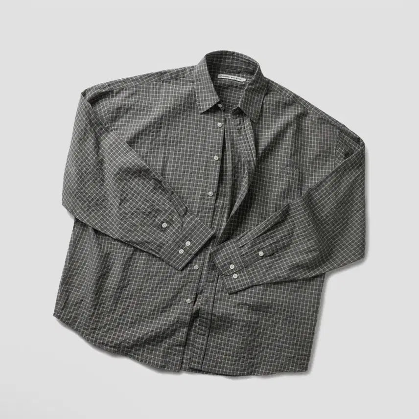[BUNJANG] Branded Oversized Plaid Check Shirt / [L] 브랜디드 스퀘어 오버사이즈 체크 셔츠