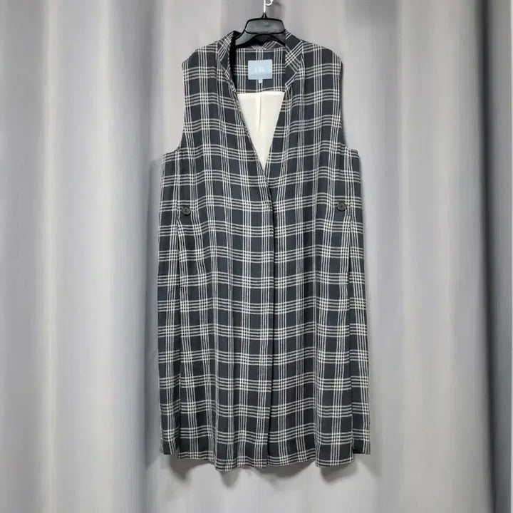 [BUNJANG] LBL 100% Linen Vest / LBL 체크 린넨100 조끼