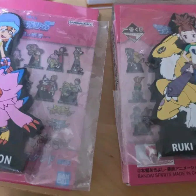 [BUNJANG] Digimon Naranhi Narundesu Papiyon &amp; G-Sora &amp; Rena Figure Set / 반값택포 14000) 디지몬  나란히 나라분데스 파피몬&amp;g상 소라 레나