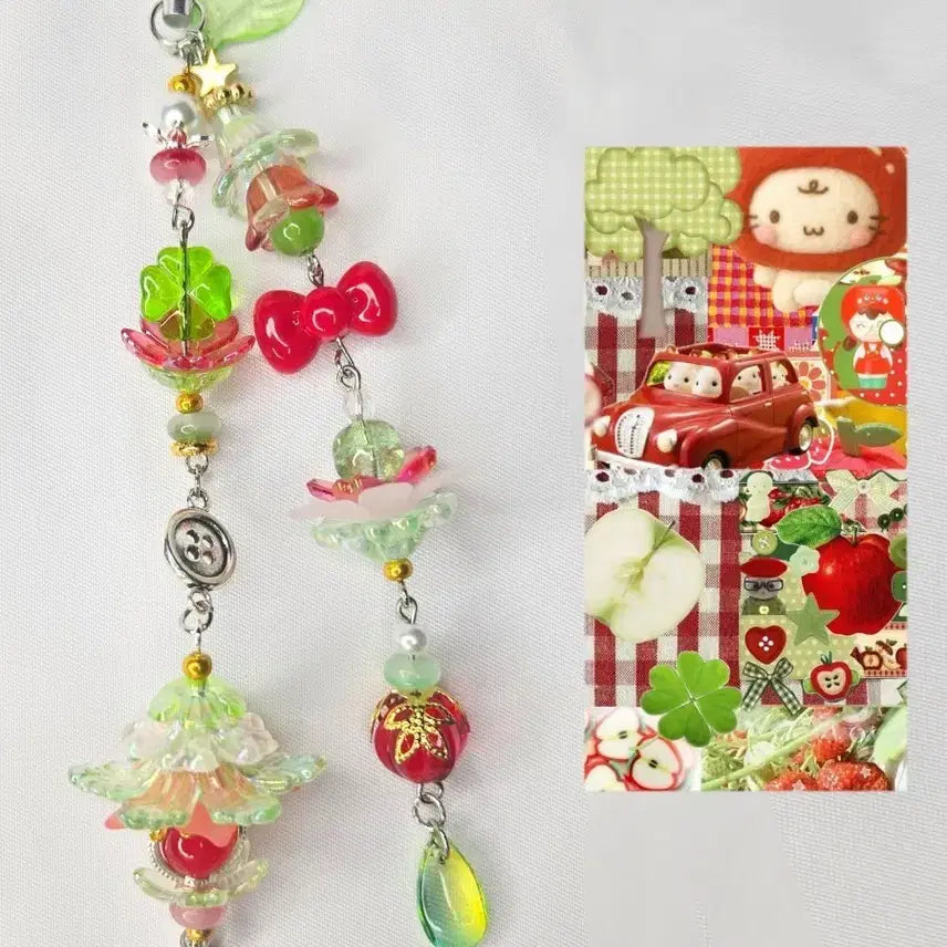 [BUNJANG] Jumino Core Beads Keyring / 주미노 코어 비즈 키링