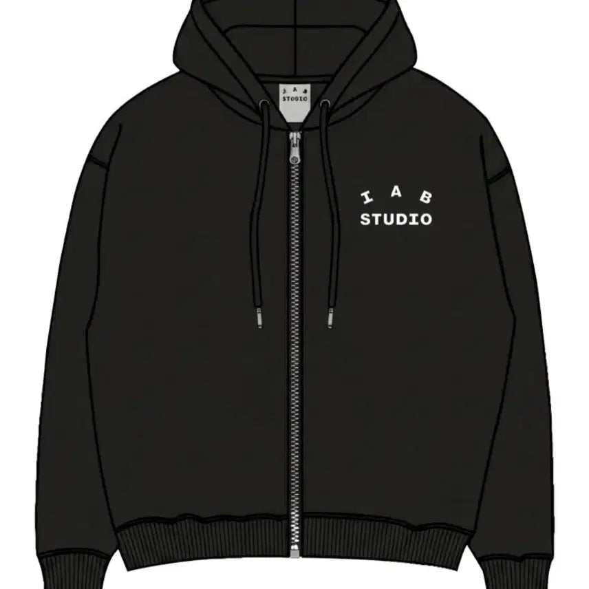 [SOLD OUT] (L)IAB STUDIO 블랙 후드집업