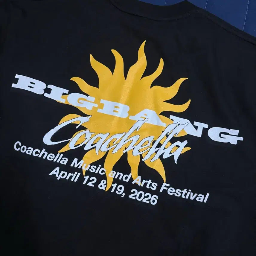 [BUNJANG] Bigbang Coachella T-shirt / 빅뱅 코첼라 티셔츠 M