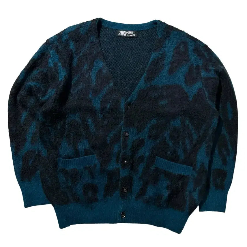 [BUNJANG] MMIC Wool Alpaca Leopard Knit Cardigan / [XL] MMIC 울 알파카 레오파드 니트 가디건