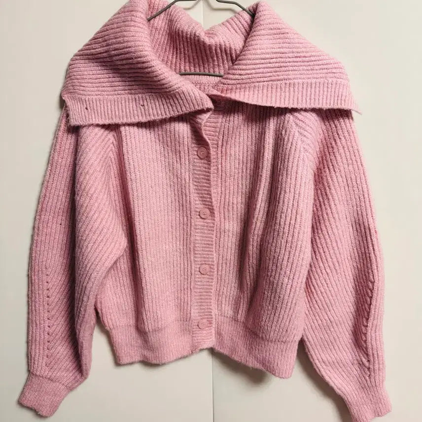 [BUNJANG] Knit Cardigan / 카라 니트 가디건