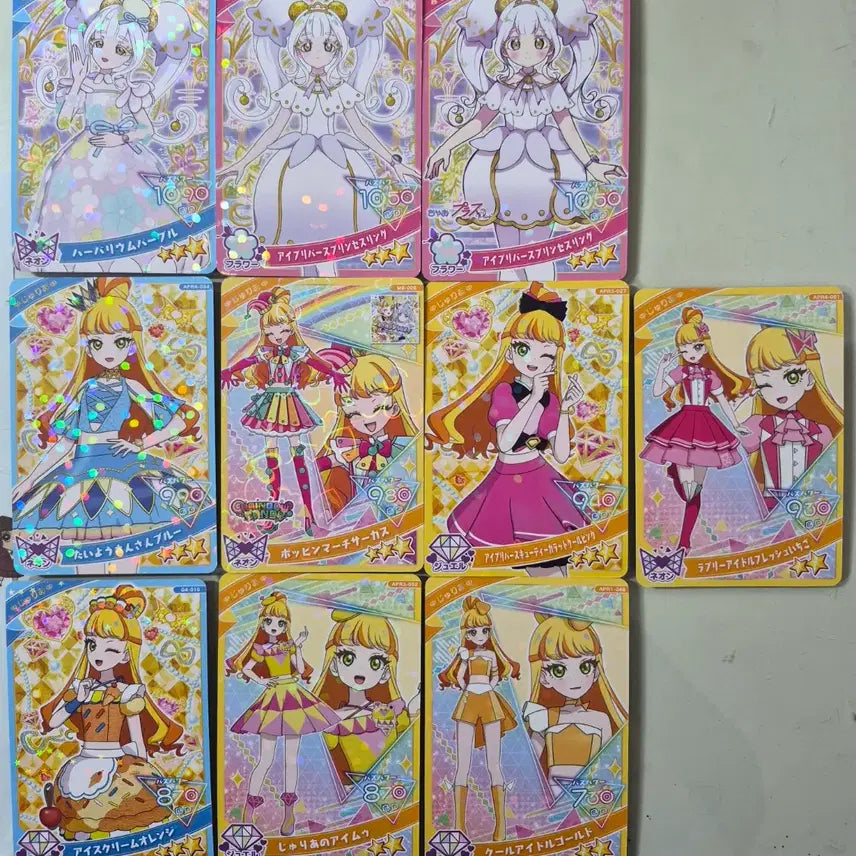 [BUNJANG] Aipri Japanese Edition Collaboration Cards Bundle Set / 아이프리 일판 콜라보 카드 포함 94장 일괄