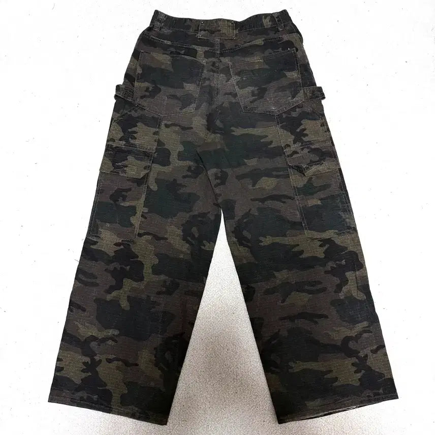 [BUNJANG] Maison Minet Double Knee Cargo Pants Camo / [30-31]메종미네드 더블니 카고 팬츠 바지 카모