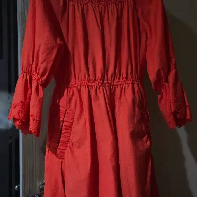 [BUNJANG] TIME Red Long Dress / TIME 타임 레드 원피스