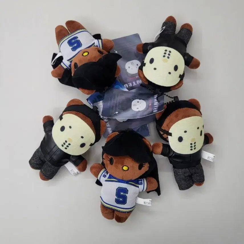 [BUNJANG] Hello Kitty SZA/Kanye Hip-hop Doll Keyring Bundle Set / 헬로키티 SZA/ 칸예 힙합 인형 키링 5개 일괄