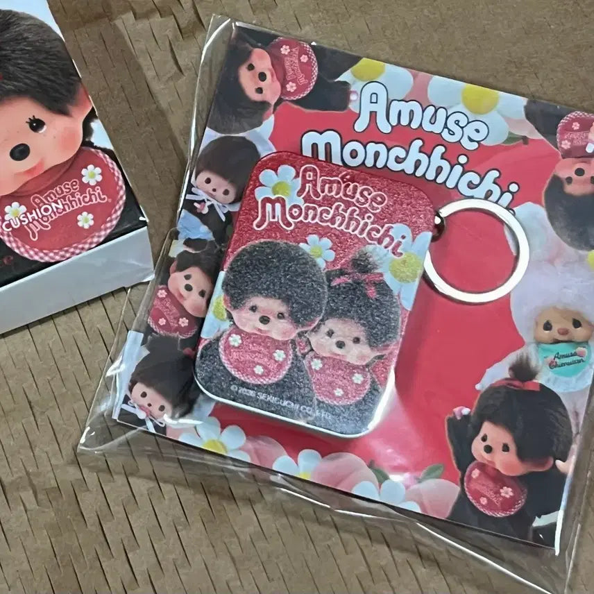 [BUNJANG] Monchhichi Tin Case Keychain / 몬치치 키링 새상품