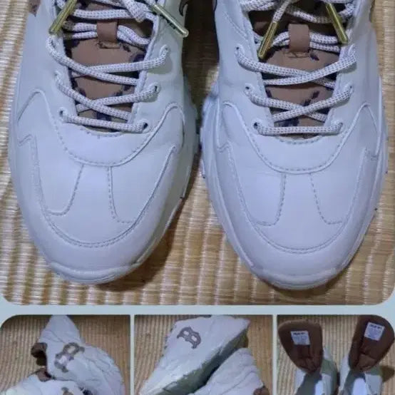 [BUNJANG] MLB Big Ball Chunky Diamond Monogram Sneakers / MLB 빅볼청키 다이아 모노그램 공용 260(265) 택비포함
