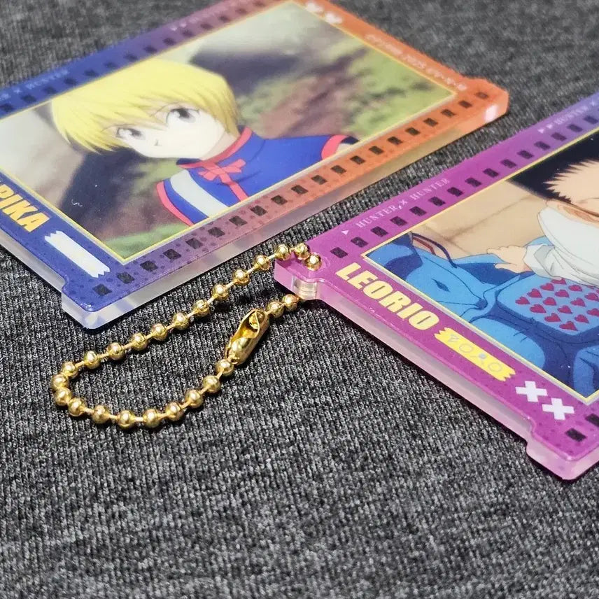 [BUNJANG] Hunter x Hunter Acrylic Keyring Kurapika &amp; Leorio / 헌터x헌터 아크릴 키링 크라피카&amp;레오리오