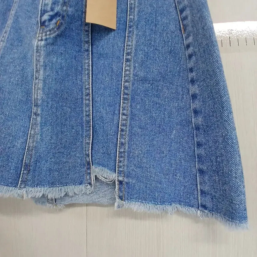 [BUNJANG] Denim Mini Skirt A-Line / 청 데님 미니 스커트 A라인