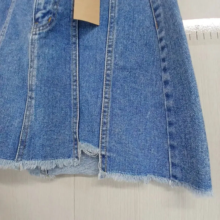 [BUNJANG] Denim Mini Skirt A-Line / 청 데님 미니 스커트 A라인