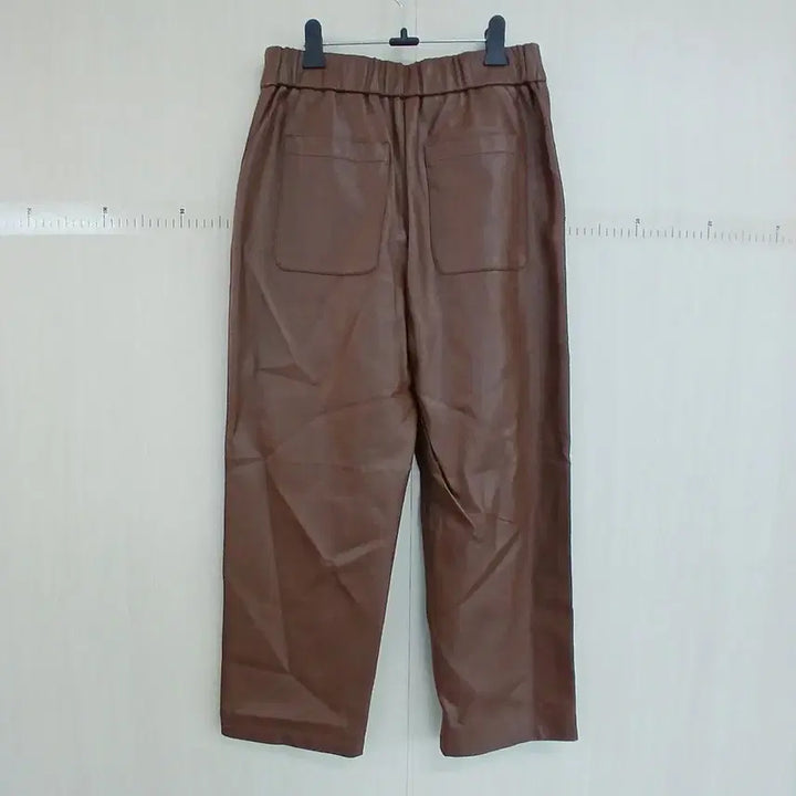 [BUNJANG] Derek Lam Brown Leather Wide Pants / DEREK LAM브라운 레더 와이드 팬츠