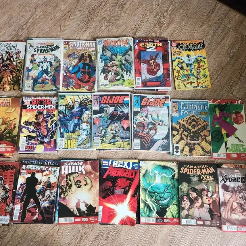 [BUNJANG] Vintage American Comics Bundle Set / 옛날 미국 코믹스 책91권 판매합니다.