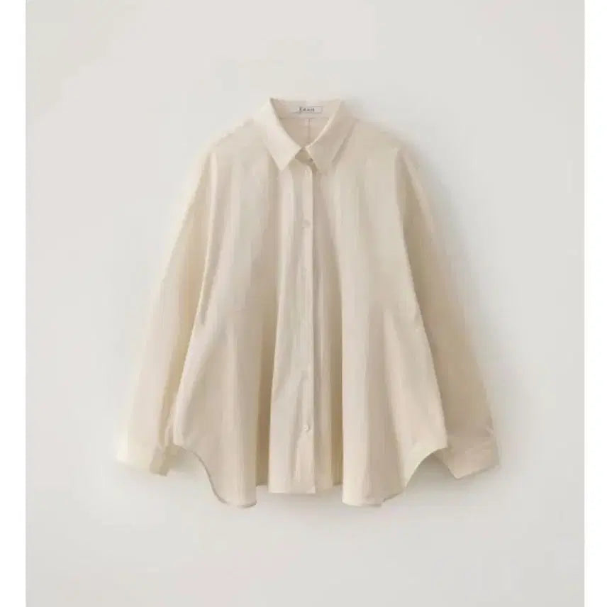 [BUNJANG] EAAH Curved Shirt (Light Beige) / 이아 EAAH 셔츠 CURVED SHIRT (LIGHT BEIGE)