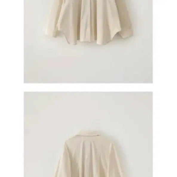 [BUNJANG] EAAH Curved Shirt (Light Beige) / 이아 EAAH 셔츠 CURVED SHIRT (LIGHT BEIGE)