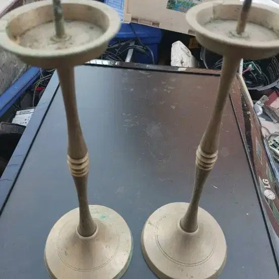 [BUNJANG] Antique Candlestick Set / 옛날촛대1셋트 두개단가 입니다
