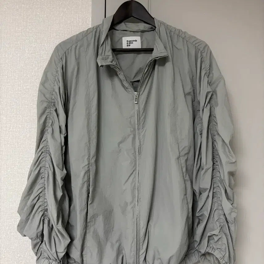 [BUNJANG] A Seconds Loose Fit Shirring Jacket / 에이세컨즈 루즈핏 셔링 간절기점퍼 아우터
