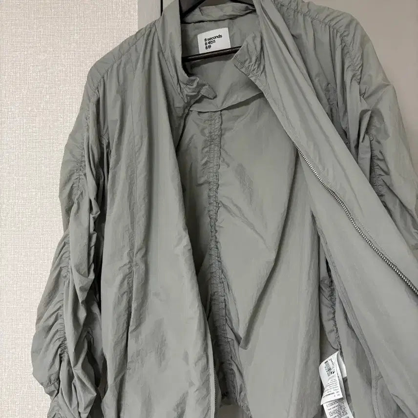 [BUNJANG] A Seconds Loose Fit Shirring Jacket / 에이세컨즈 루즈핏 셔링 간절기점퍼 아우터