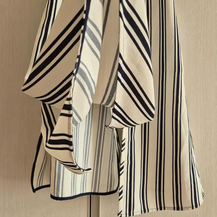 [BUNJANG] System Striped Long Skirt / 시스템