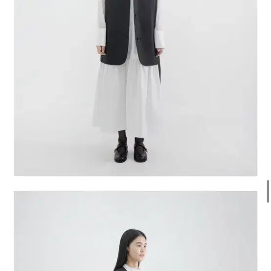 [BUNJANG] Eunoia Joseph Tailored Vest Black / 유노이아 조셉 테일러드 베스트 블랙