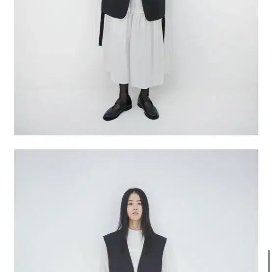 [BUNJANG] Eunoia Joseph Tailored Vest Black / 유노이아 조셉 테일러드 베스트 블랙