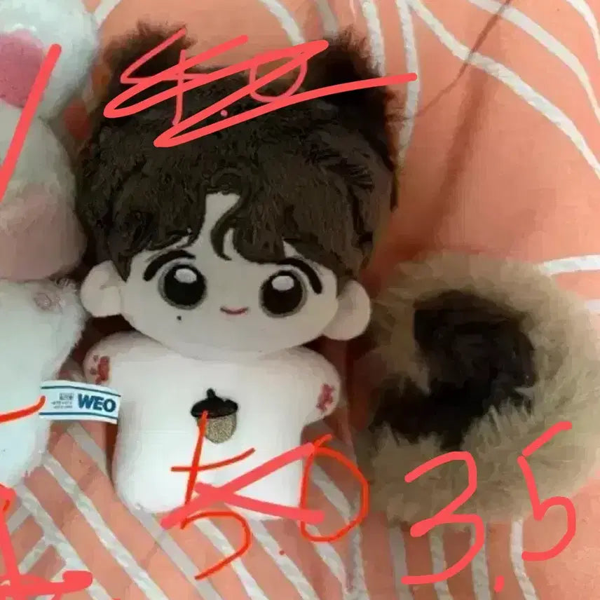 [BUNJANG] Seventeen Jeonghan Doll Squirrel Tail Accessory / 세븐틴 정한인형 양도합니다