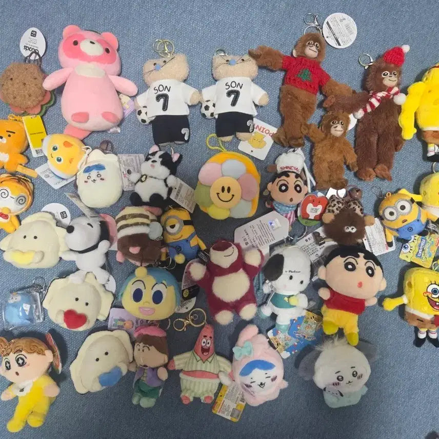 [BUNJANG] Character Doll Keyring Collection / 캐릭터 인형 키링 모음