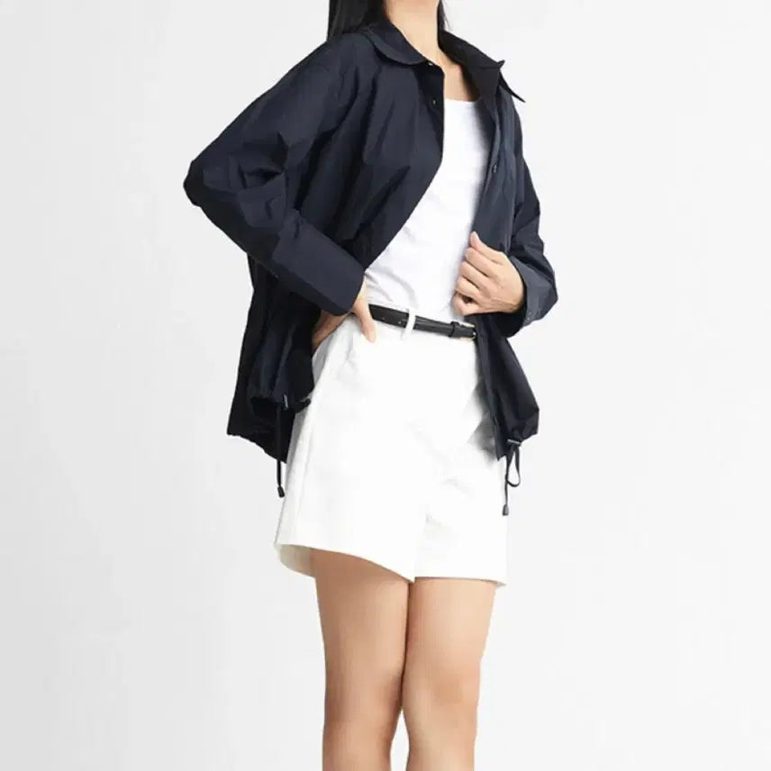 [BUNJANG] MIXXO Oversized String Shirt / 미쏘 스트링 오버핏 셔츠