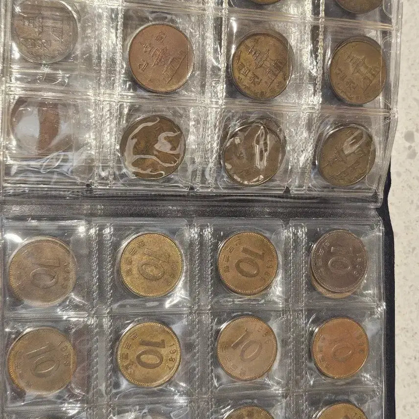 [BUNJANG] Korean 10 Won Brass Coin Collection / 한국 10원 황동화/구권 동전 컬렉션