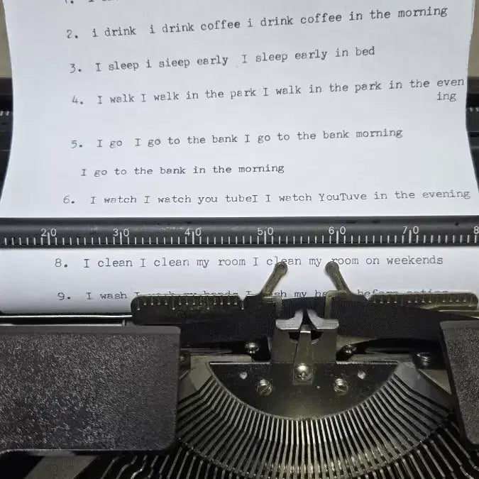[BUNJANG] Marathon English Typewriter / 마라톤 영문 타자기