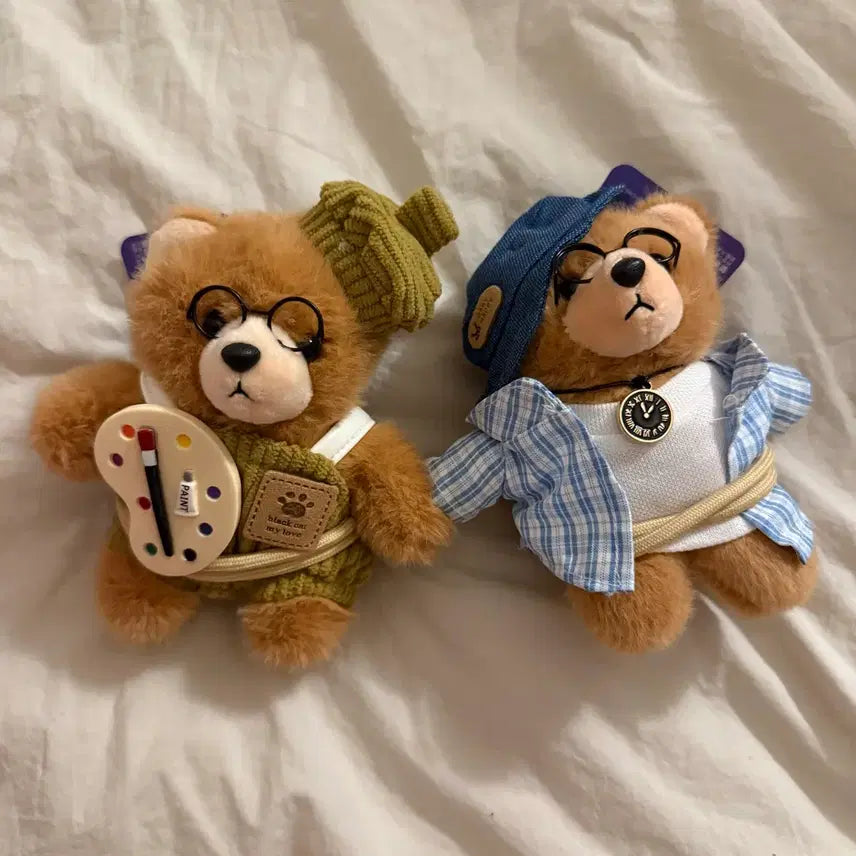 [BUNJANG] Bear Keyring Doll Set / (새상품) 곰돌이 키링 인형 세트