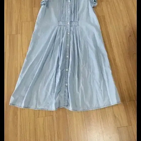 [BUNJANG] Baneige Denim Long Dress / 반에이크 데님 롱원피스