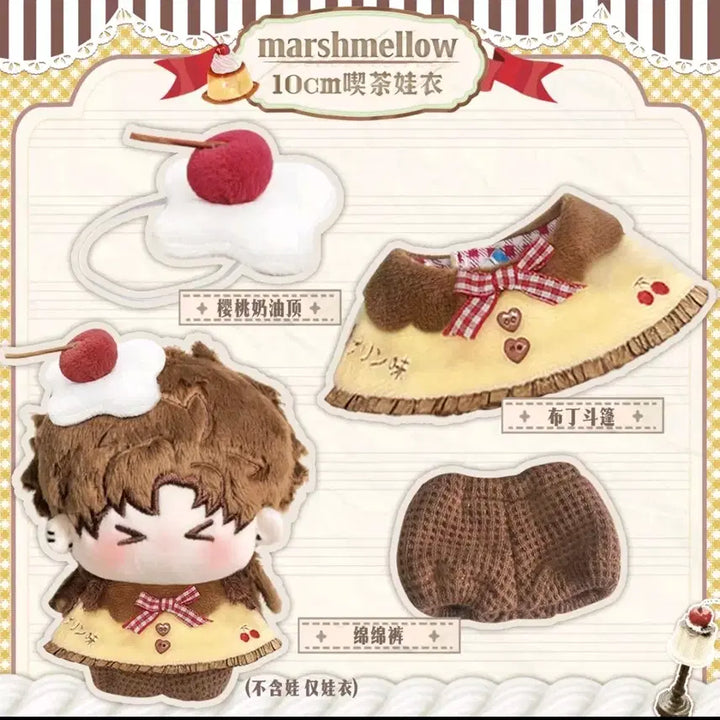 [BUNJANG] 10cm Doll Clothes Dessert Cape Pudding Melon Bread / 디저트 케이프 10cm 인형옷 솜인형옷 리락쿠마옷 푸딩 메론빵