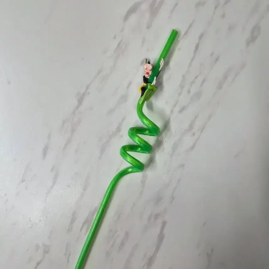 [BUNJANG] Disney Goofy Straw Figurine / 디즈니 구피 스트로우