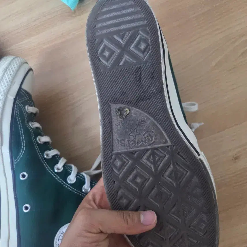 [BUNJANG] Converse Chuck Taylor 70s Amazon Green High Sneakers / [290]컨버스 척테일러 70s 아마존 그린 하이 스니커즈