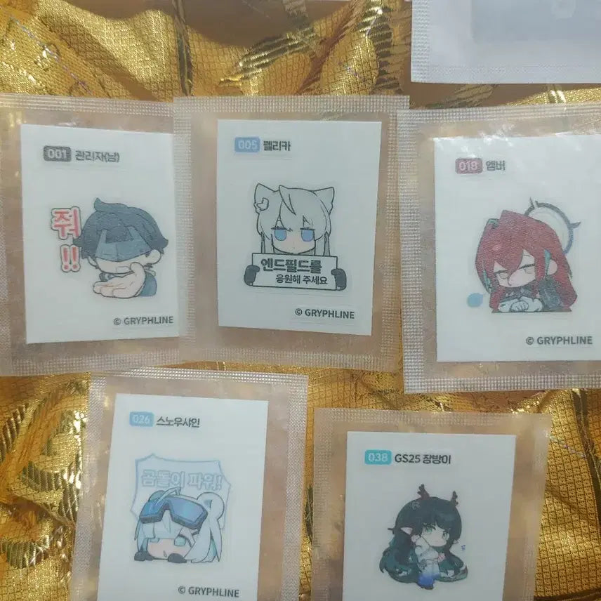 [BUNJANG] Arknights ENDFIELD GS25 Photocard &amp; Ttibuseel / 7월2일 버전 엔드필드 포토카드, 띠부씰 팝니다. 명일방주 gs25